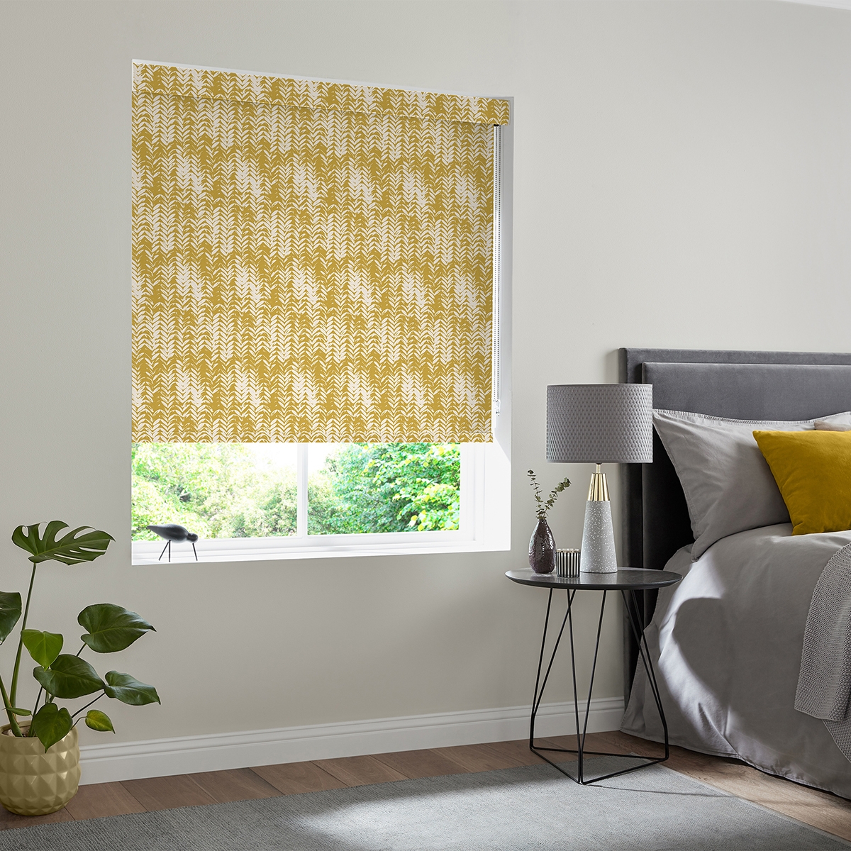 Product photograph of Surrey Sunflower Roller Blind from Choice Furniture Superstore.