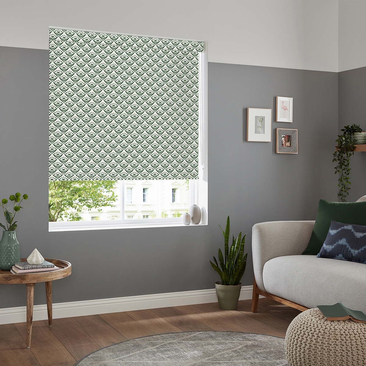 Product photograph of Cinna Emerald Roller Blind from Choice Furniture Superstore.