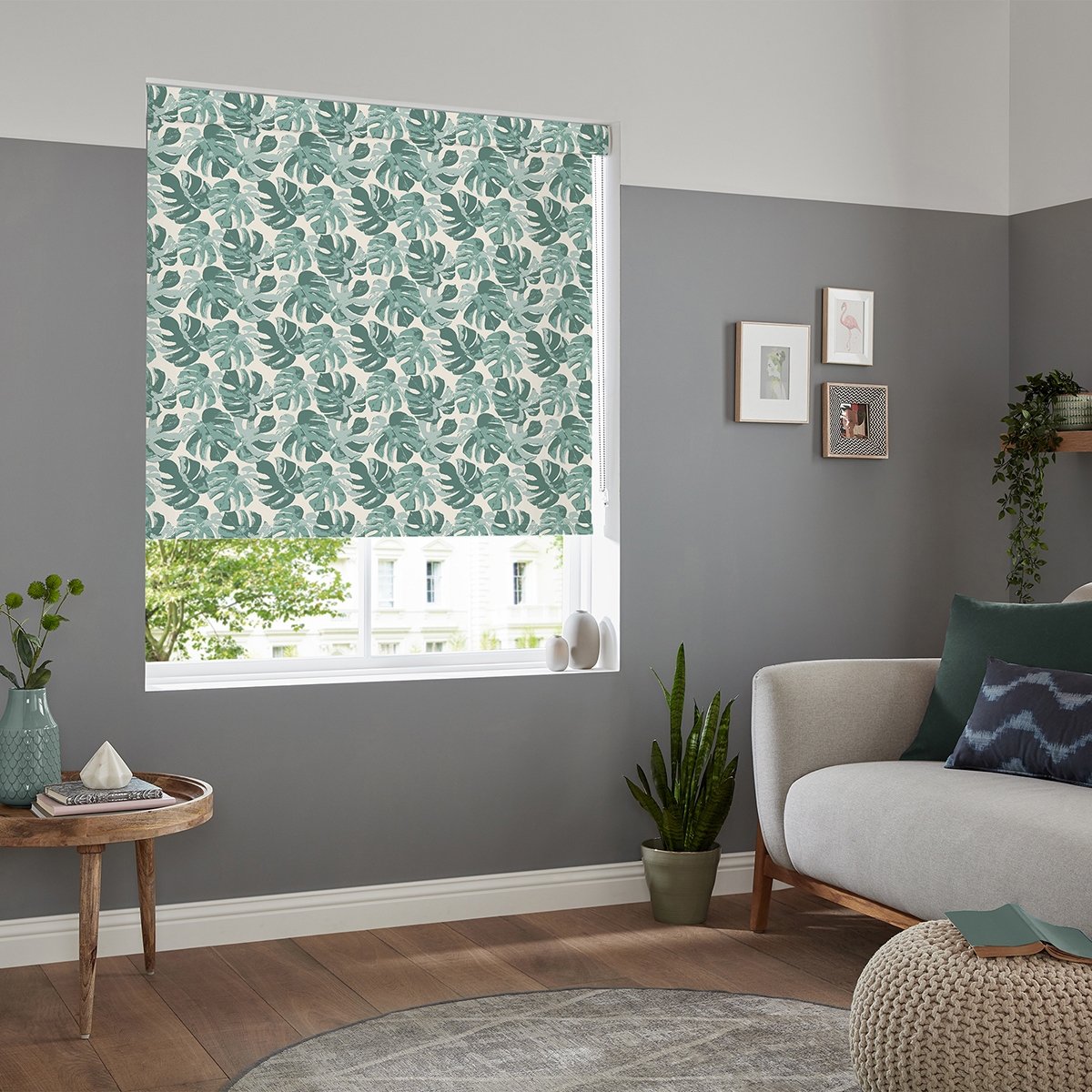 Product photograph of Pinto Seafoam Roller Blind from Choice Furniture Superstore.