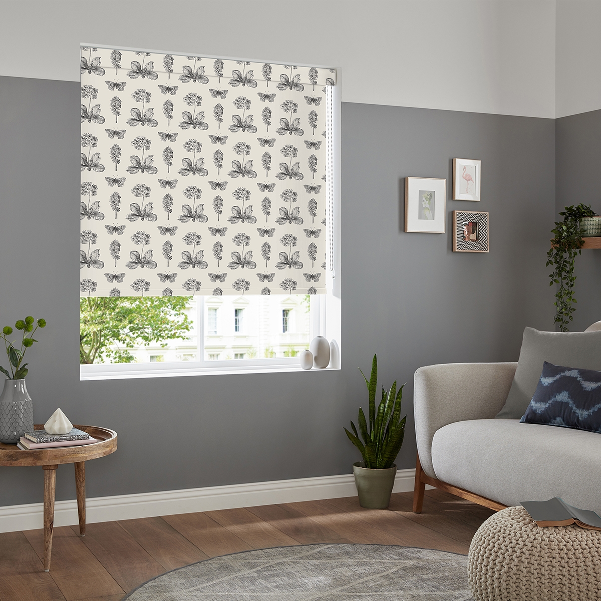 Product photograph of Roche Black Roller Blind from Choice Furniture Superstore.