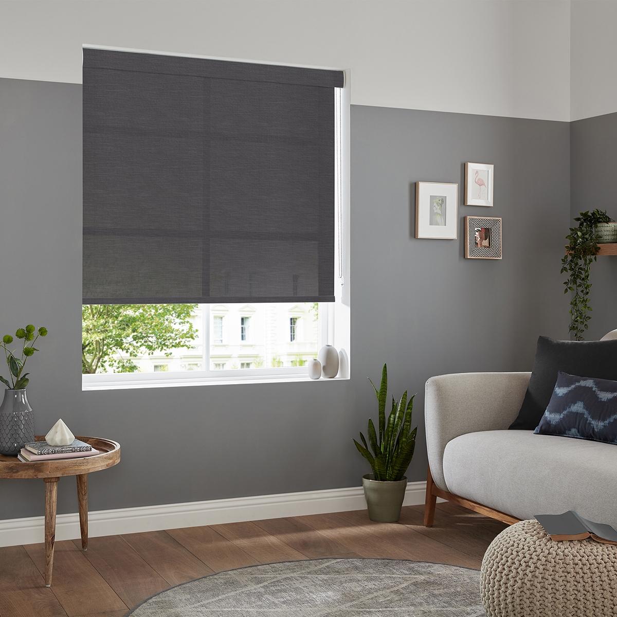Product photograph of Weir Chocolate Roller Blind from Choice Furniture Superstore.