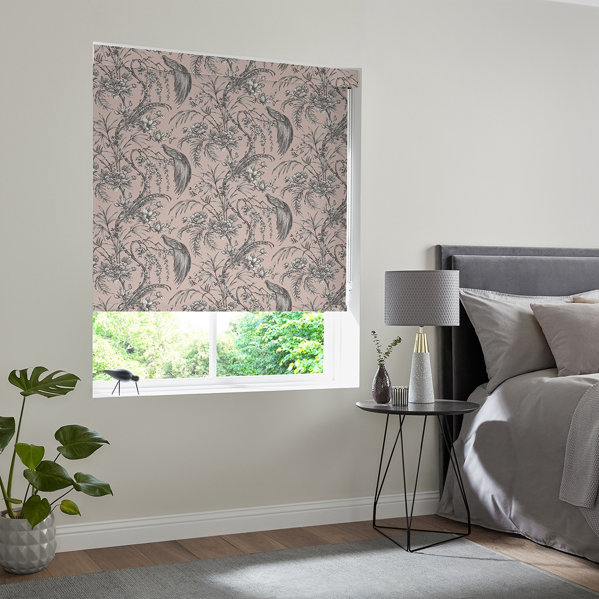 Product photograph of Orsino Blush Roller Blind from Choice Furniture Superstore.
