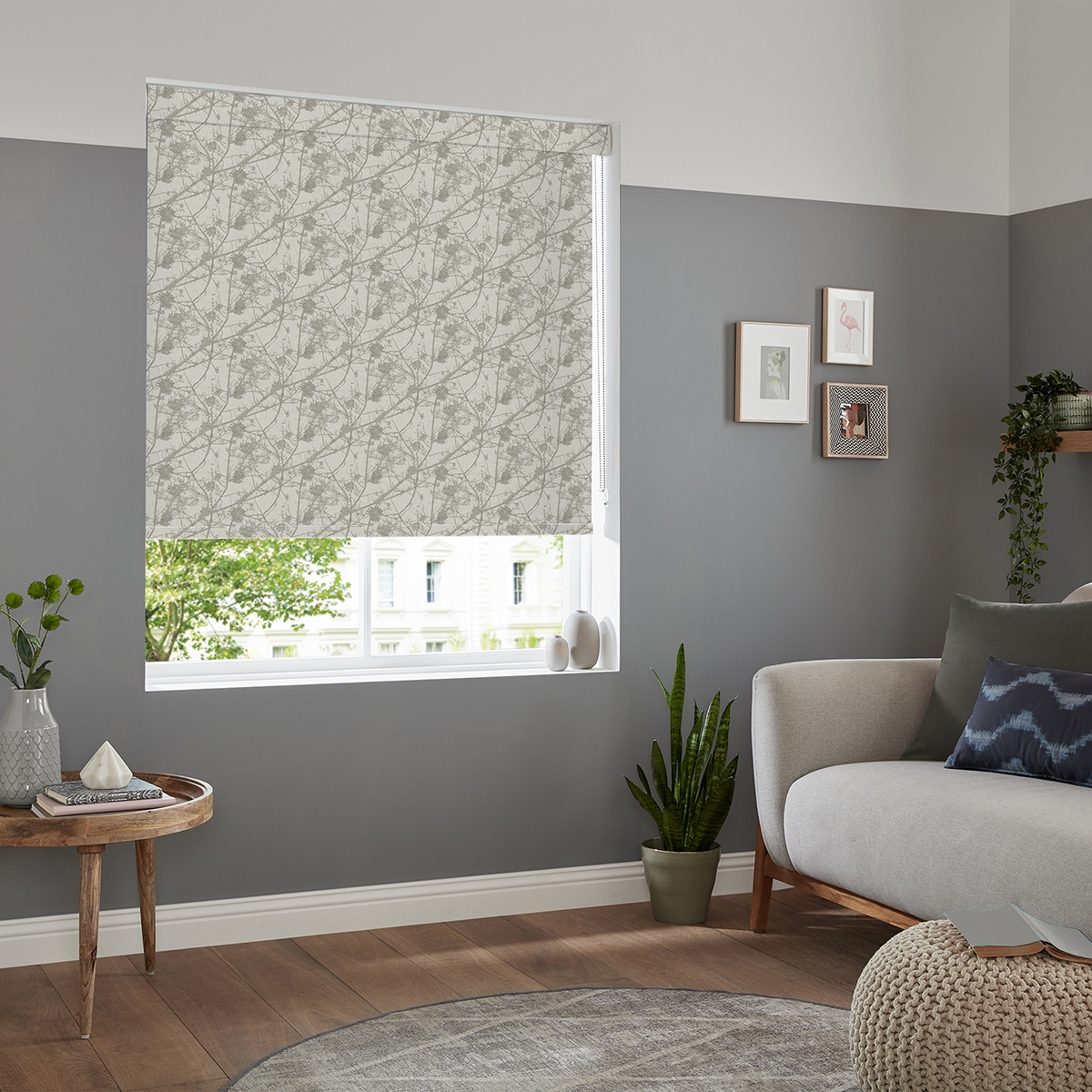 Product photograph of Risa Stone Roller Blind from Choice Furniture Superstore.