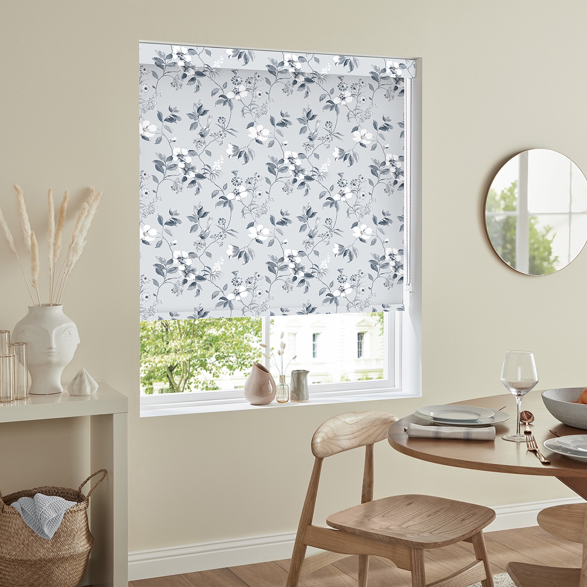 Product photograph of Claudio Silver Roller Blind from Choice Furniture Superstore.