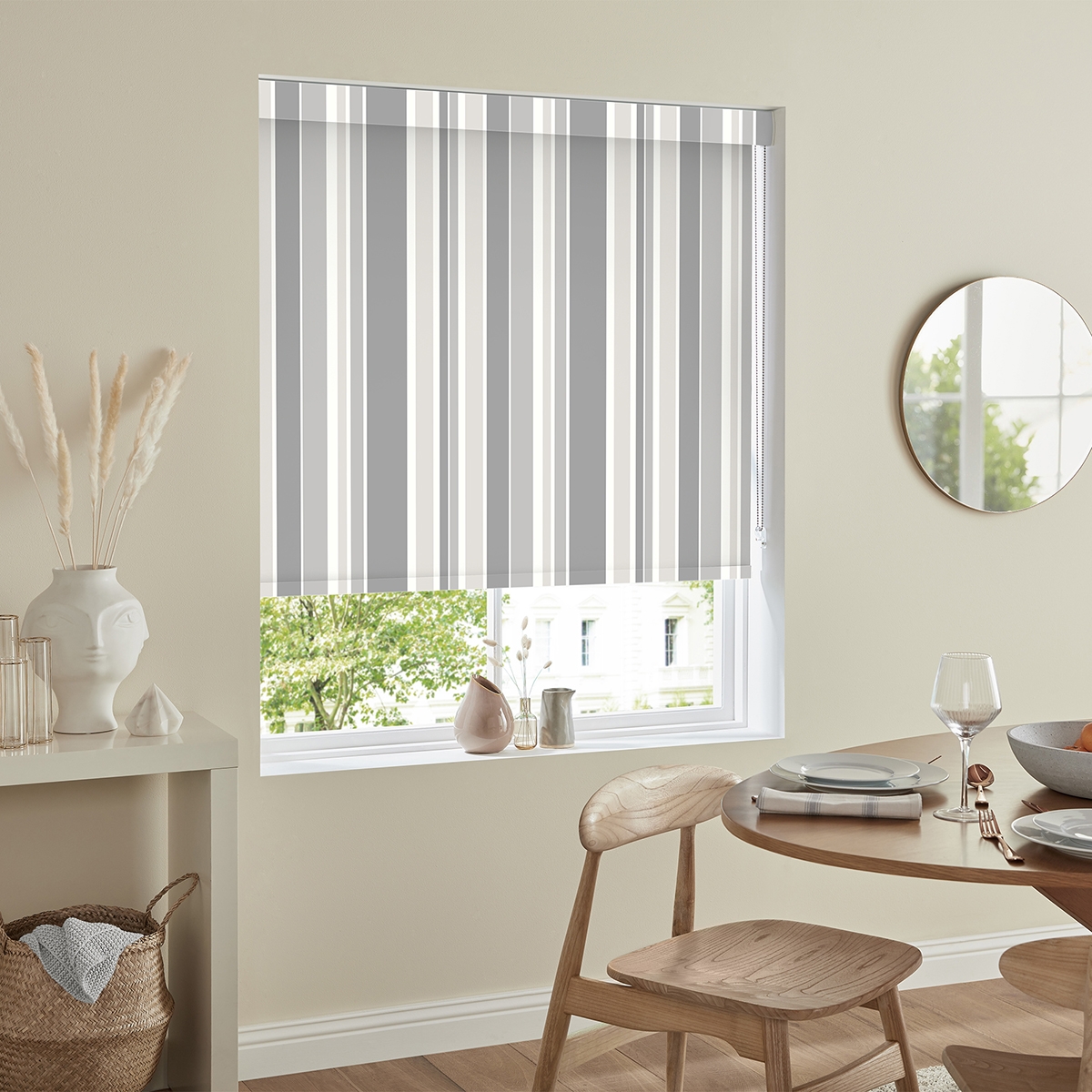 Product photograph of Ely Silver Roller Blind from Choice Furniture Superstore.