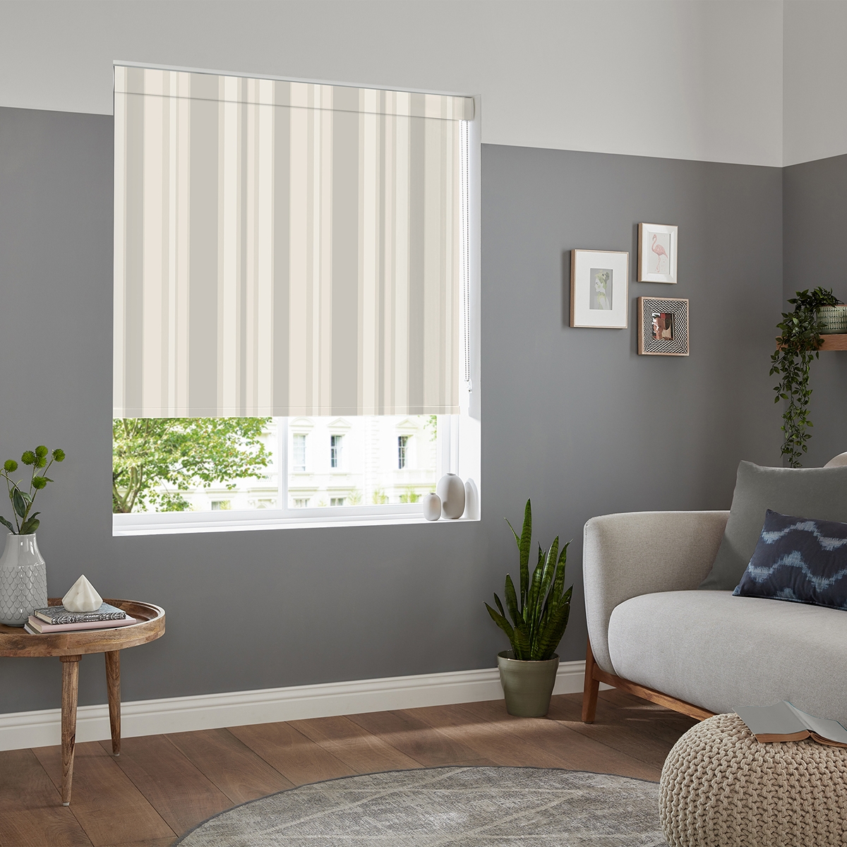 Product photograph of Ely Oyster Roller Blind from Choice Furniture Superstore.