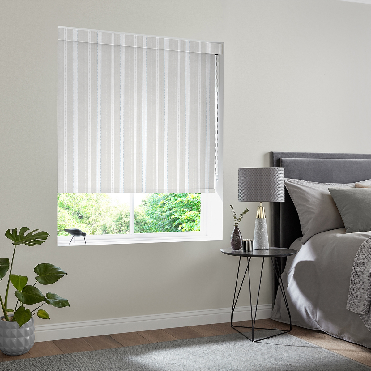 Product photograph of Toone Blue Roller Blind from Choice Furniture Superstore.