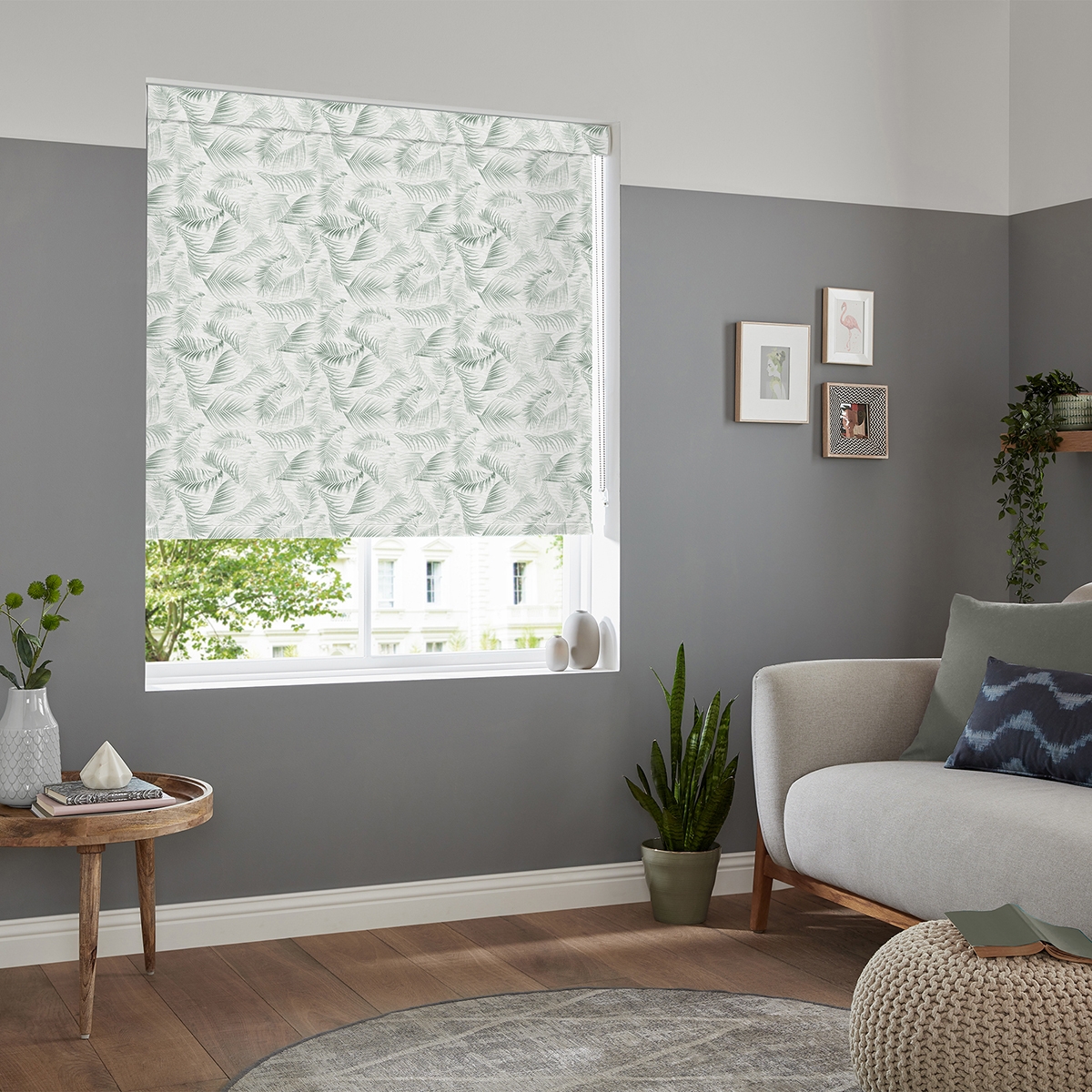 Product photograph of Pernille Sage Roller Blind from Choice Furniture Superstore.