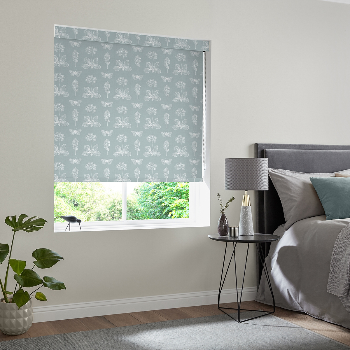 Product photograph of Roche Duck Egg Roller Blind from Choice Furniture Superstore.