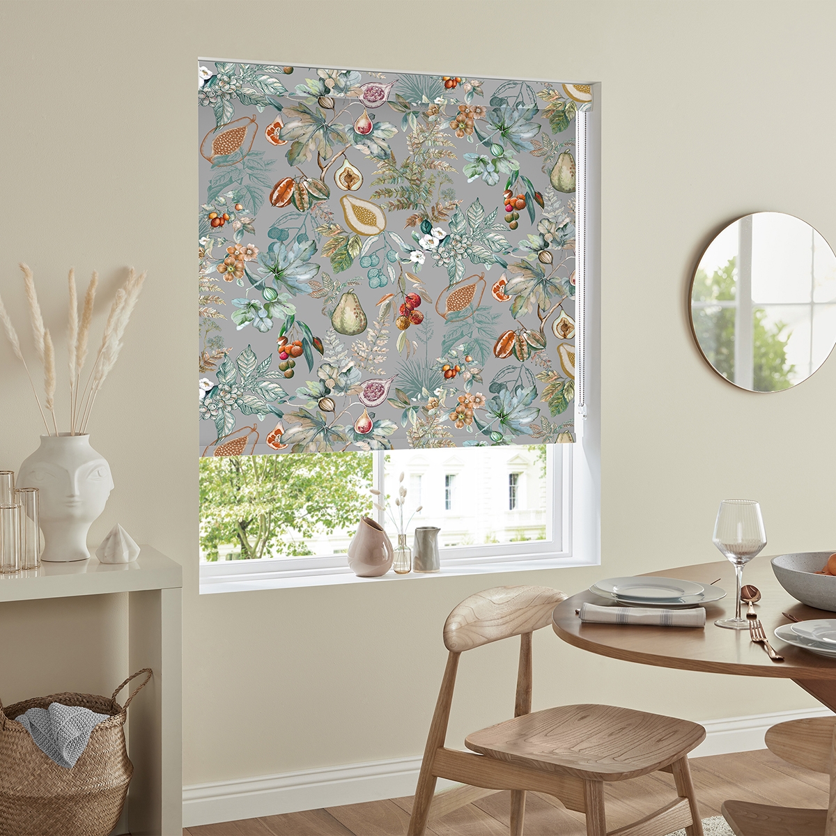 Product photograph of Sofie Stone Roller Blind from Choice Furniture Superstore.