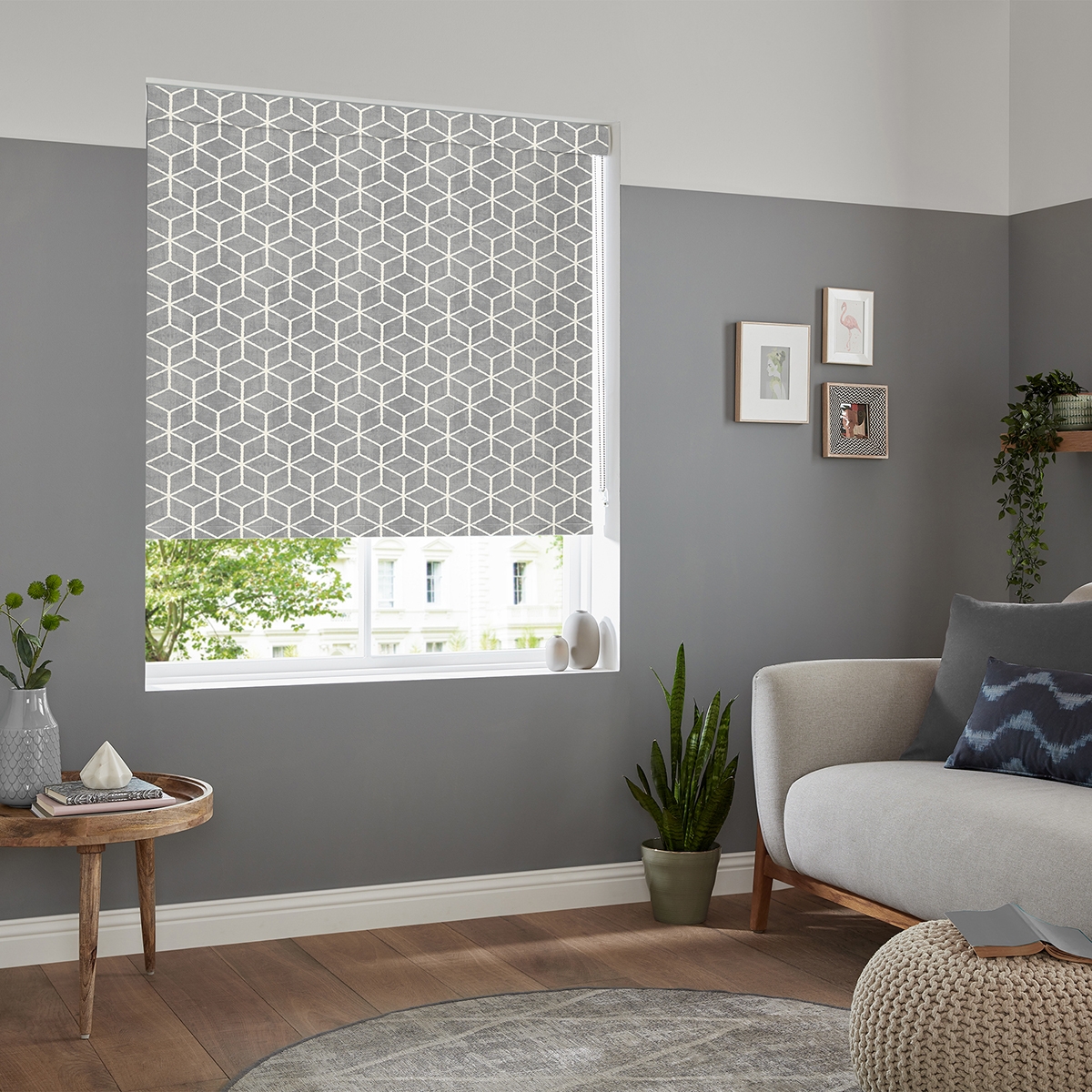Product photograph of Capulet Slate Roller Blind from Choice Furniture Superstore.