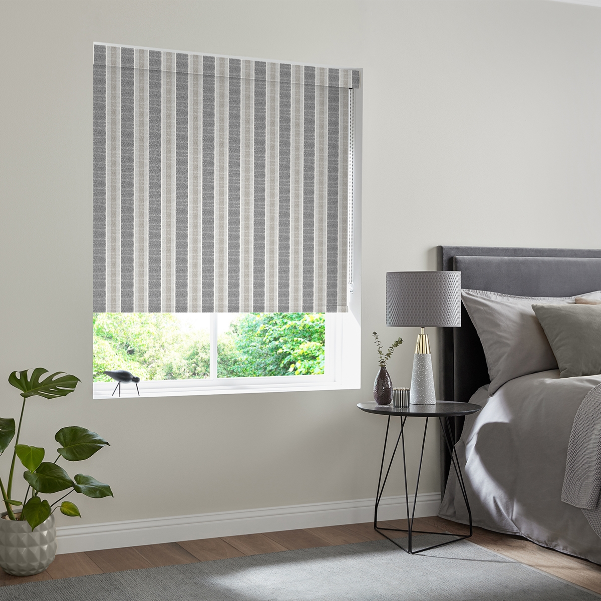 Product photograph of Souza Ash Roller Blind from Choice Furniture Superstore.