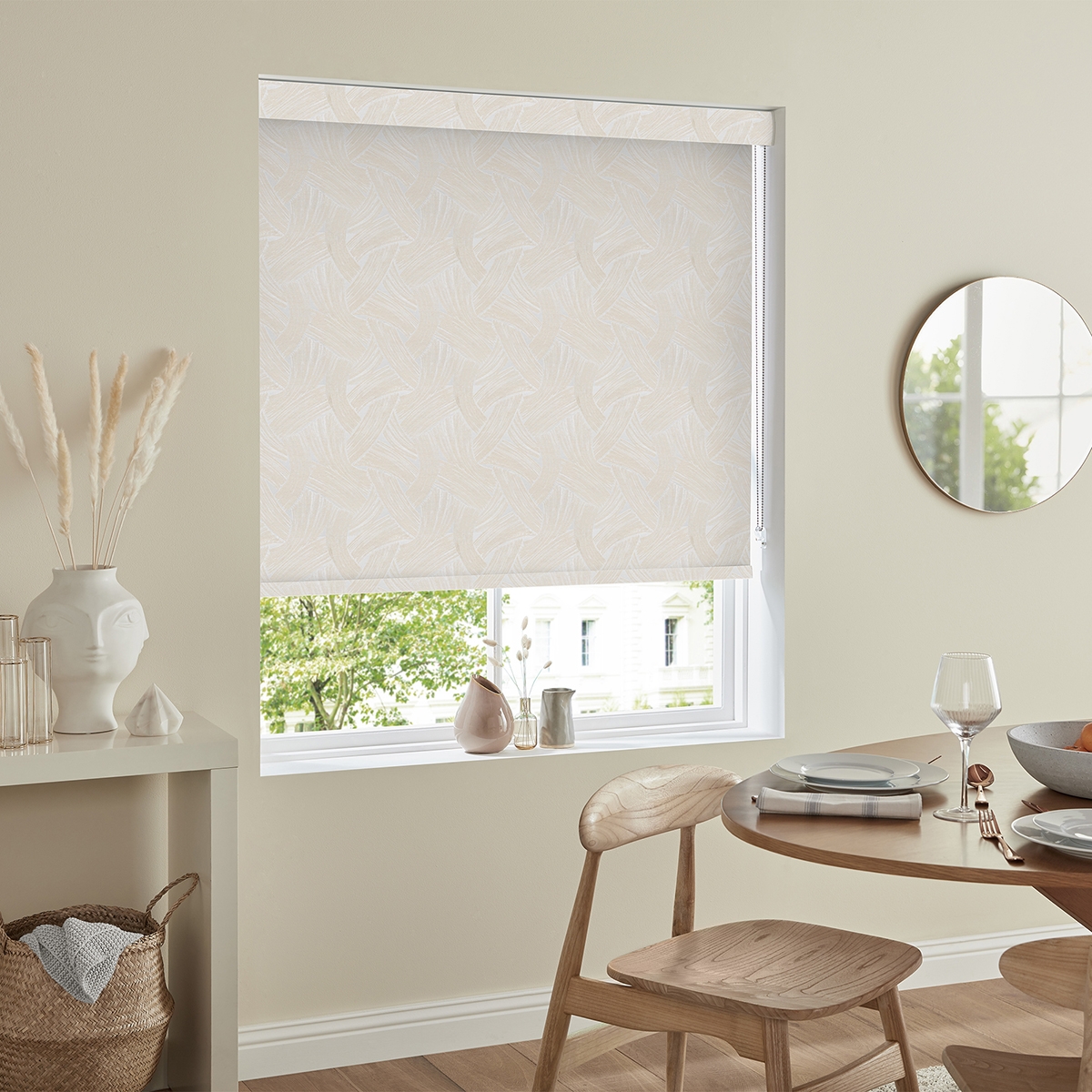 Product photograph of Libby Ivory Roller Blind from Choice Furniture Superstore.