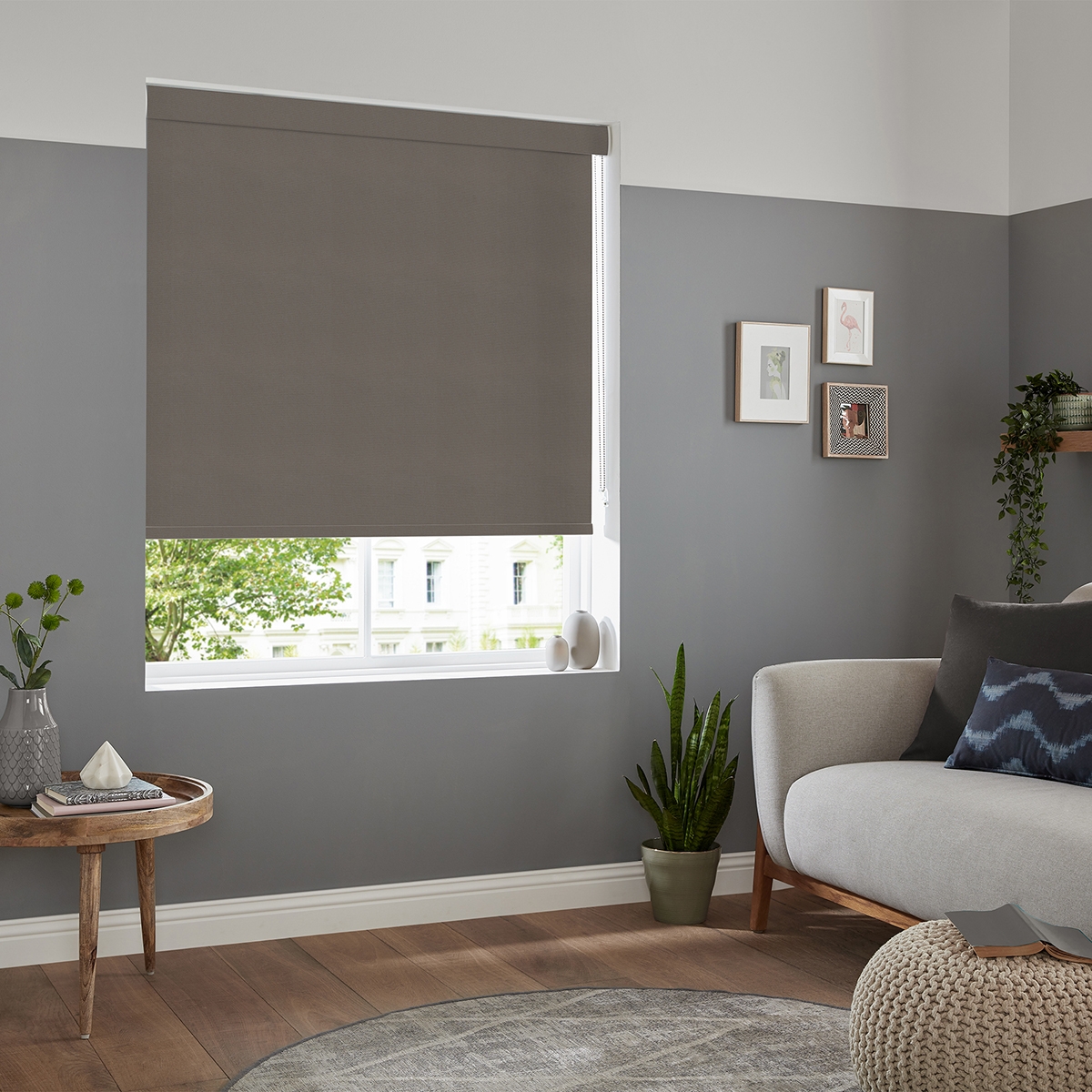 Product photograph of Lena Chocolate Roller Blind from Choice Furniture Superstore.