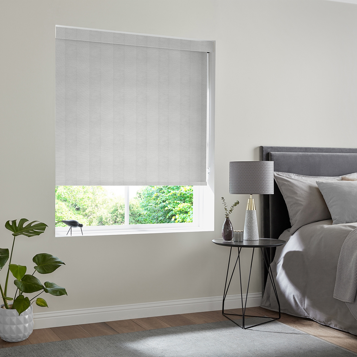 Product photograph of Ivana Powder Roller Blind from Choice Furniture Superstore.