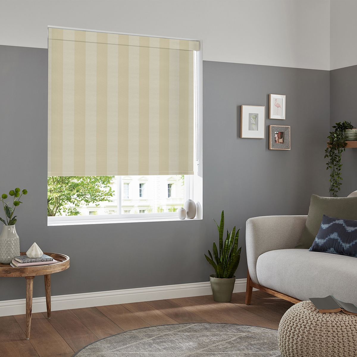 Product photograph of Ivana Sand Roller Blind from Choice Furniture Superstore.