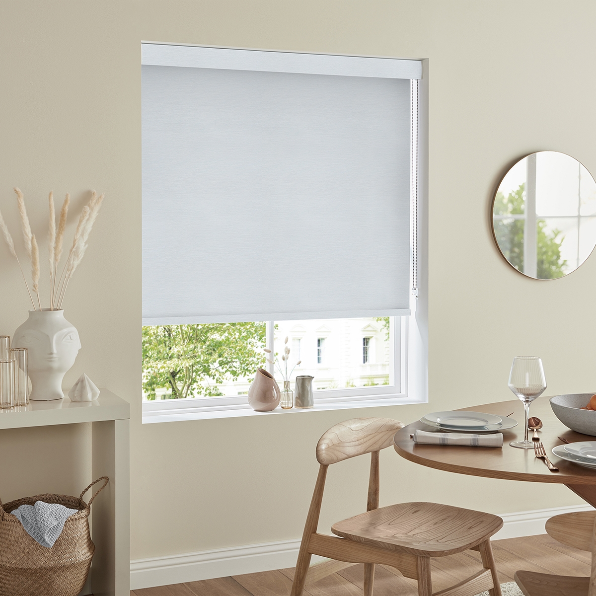 Product photograph of Irene Duck Egg Roller Blind from Choice Furniture Superstore.