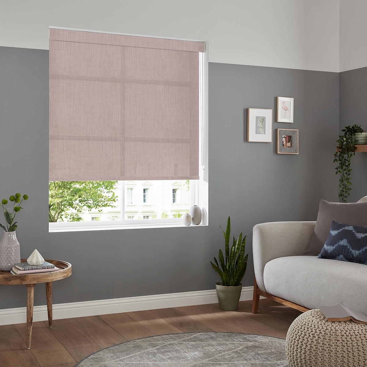 Product photograph of Kyla Rose Roller Blind from Choice Furniture Superstore.