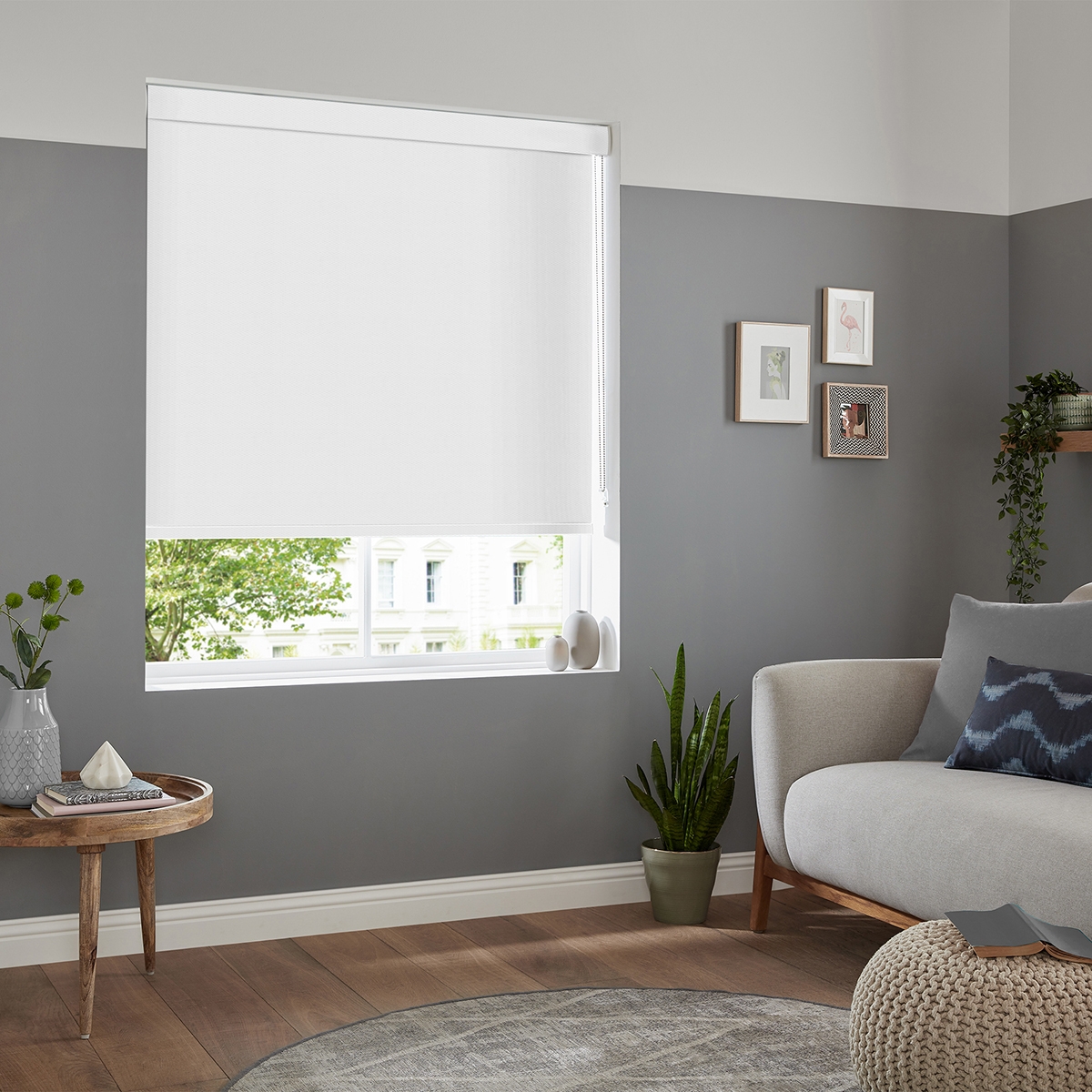 Product photograph of Puck Cotton Roller Blind from Choice Furniture Superstore.