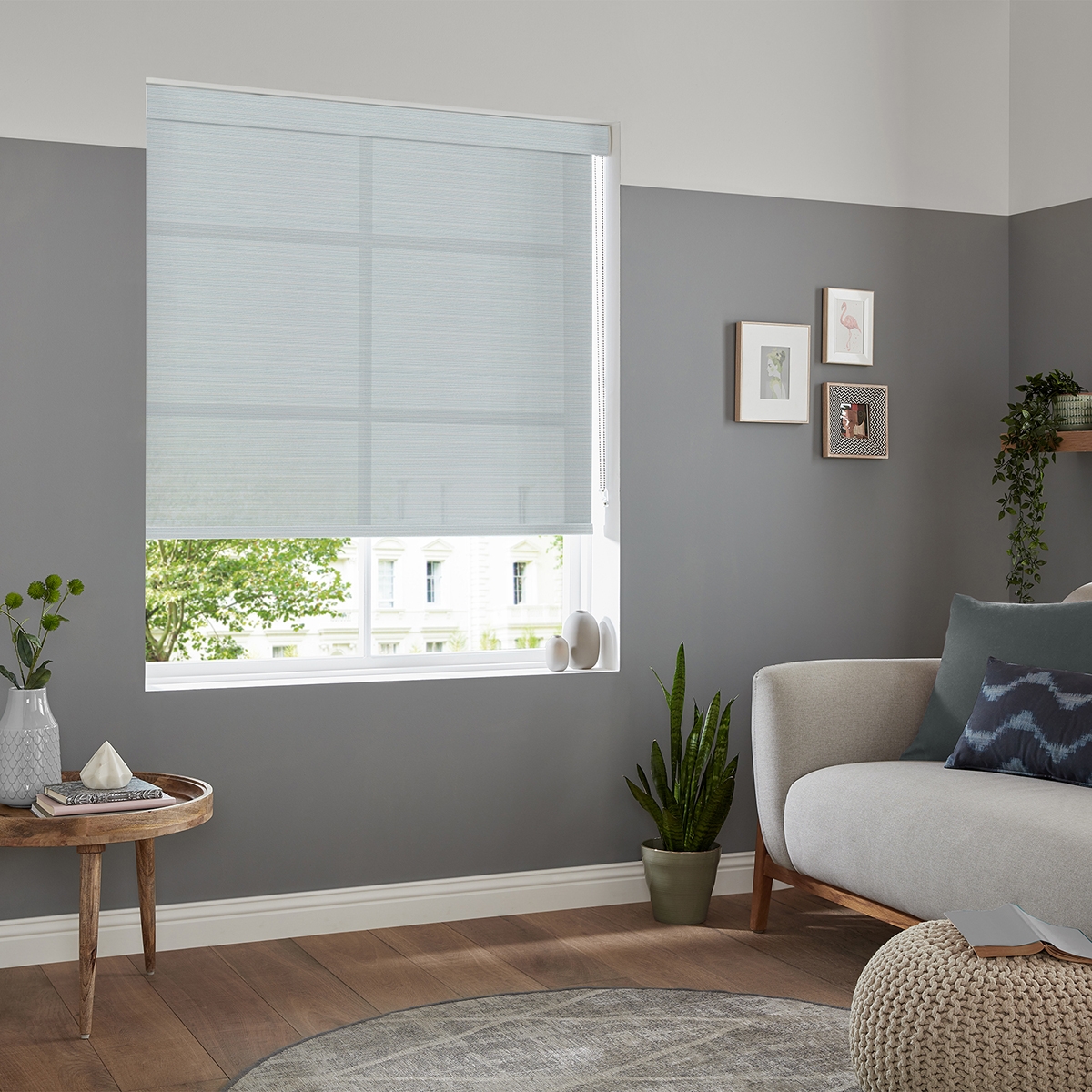 Product photograph of Varo Teal Roller Blind from Choice Furniture Superstore.