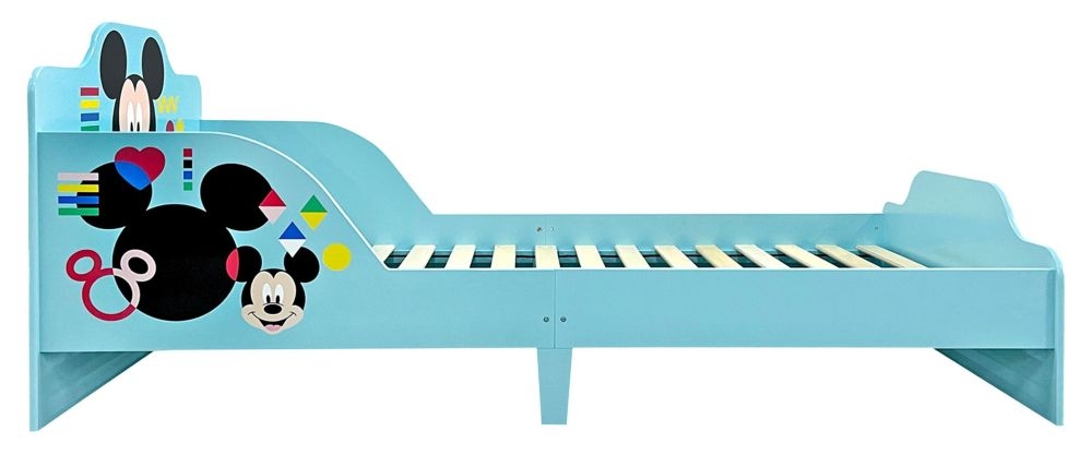 Product photograph of Disney Mickey Mouse Blue 3ft Single Bed from Choice Furniture Superstore.