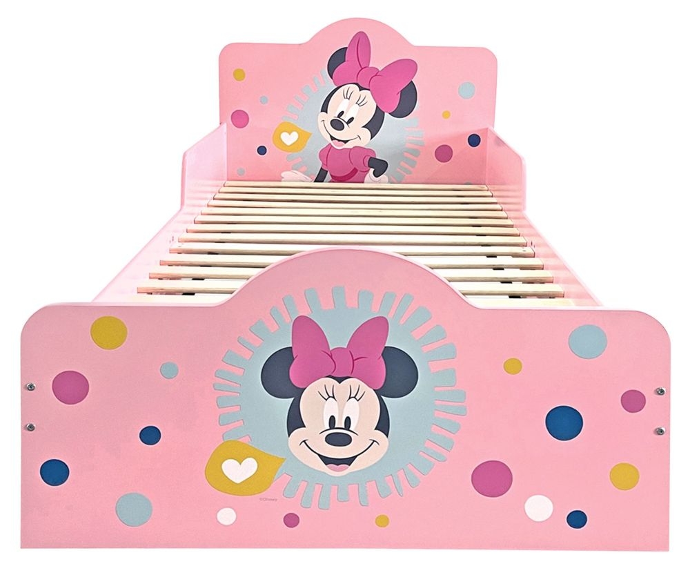 Product photograph of Disney Minnie Mouse Pink 3ft Single Bed from Choice Furniture Superstore.