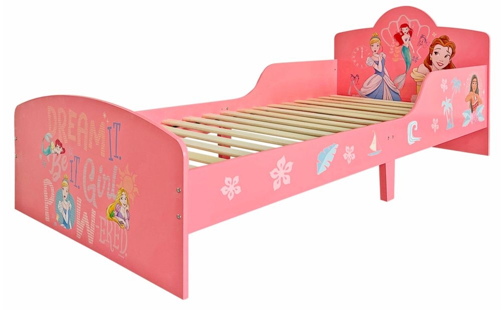 Product photograph of Disney Princess Pink 3ft Single Bed from Choice Furniture Superstore.