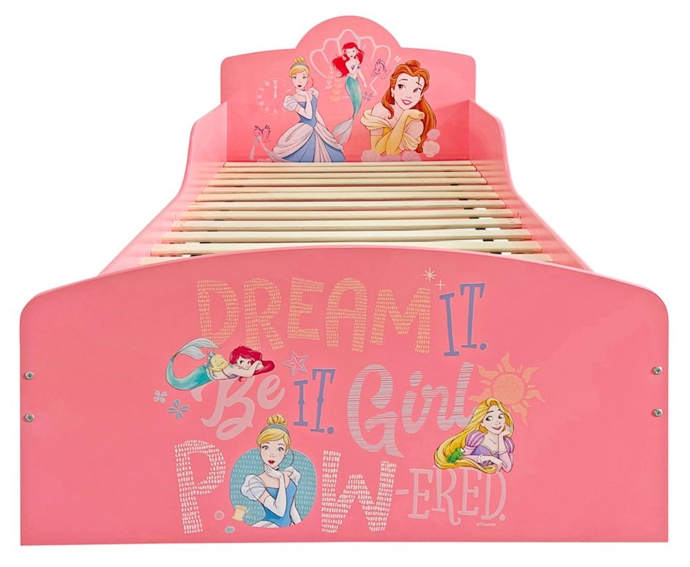 Product photograph of Disney Princess Pink 3ft Single Bed from Choice Furniture Superstore.