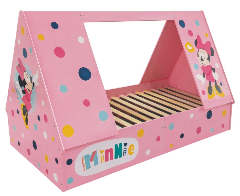 Product photograph of Disney Minnie Mouse Pink 3ft Single Tent Bed from Choice Furniture Superstore.