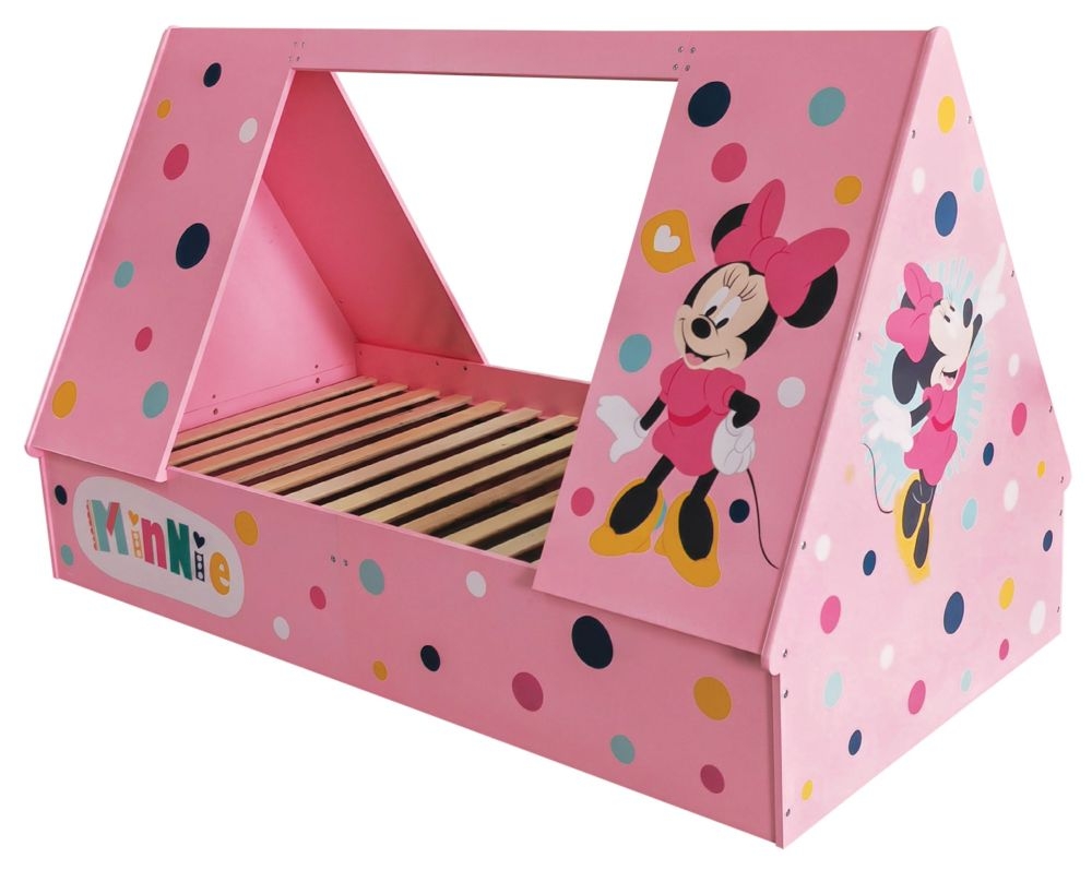 Product photograph of Disney Minnie Mouse Pink 3ft Single Tent Bed from Choice Furniture Superstore.