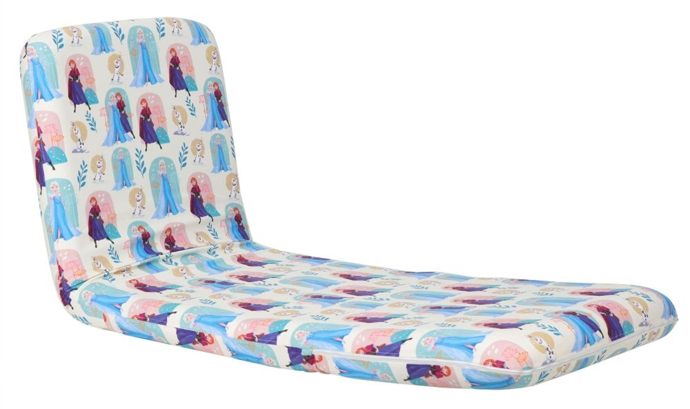 Product photograph of Disney Frozen Multi Coloured Fabric Fold Out Bed Chair from Choice Furniture Superstore.