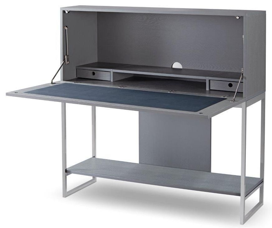 Product photograph of Gillmore Space Adriana 1 Door 2 Drawer Bureau Desk from Choice Furniture Superstore.