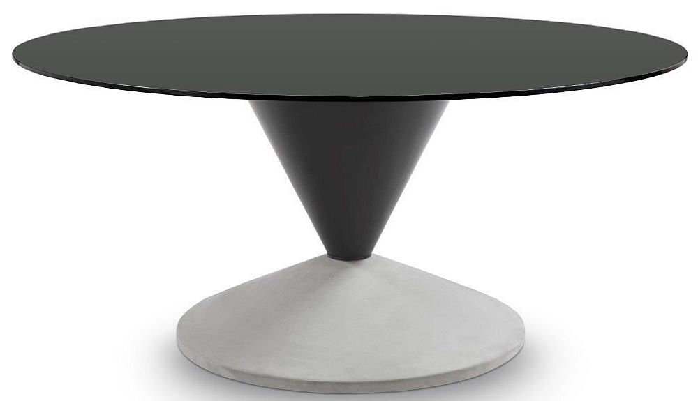 Product photograph of Iona Hourglass Round Coffee Table - Variant Available from Choice Furniture Superstore.