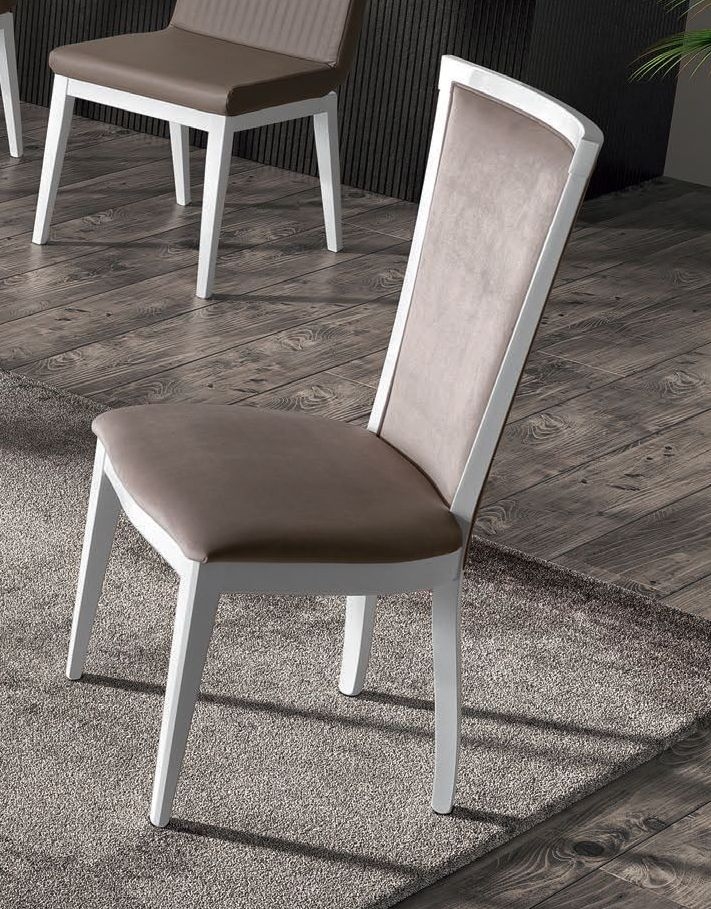 Product photograph of Camel Elite Day Bianco Antico Italian Regina Dining Chair Sold In Pairs from Choice Furniture Superstore.
