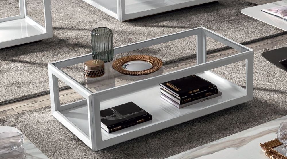 Product photograph of Camel Elite Day Bianco Antico Italian Mini Coffee Table from Choice Furniture Superstore.
