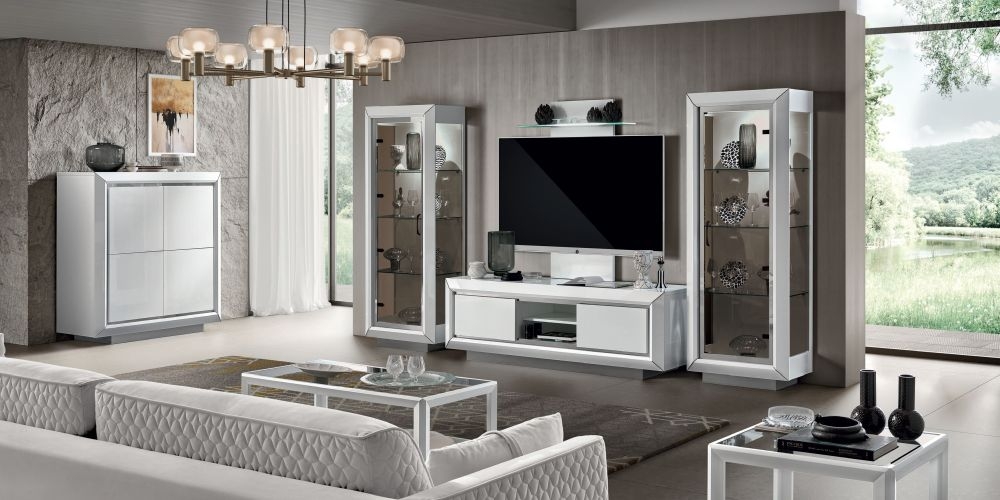 Product photograph of Camel Elite Day Bianco Antico Italian Tv Cabinet from Choice Furniture Superstore.