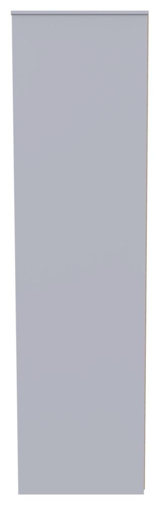 Product photograph of Las Vegas White And Green 3 Door Tall Triple Wardrobe from Choice Furniture Superstore.