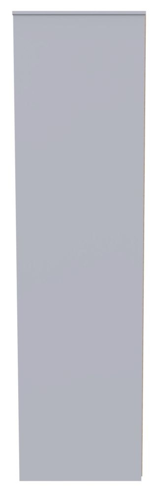 Product photograph of Las Vegas Matt White And Reed Green 3 Door Tall Mirror Wardrobe from Choice Furniture Superstore.