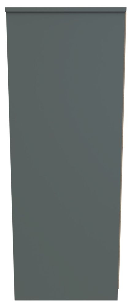 Product photograph of Nashville Green 4 Drawer Deep Midi Chest from Choice Furniture Superstore.