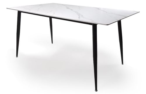 Product photograph of Monaco White Sintered Stone 160cm Dining Table from Choice Furniture Superstore.