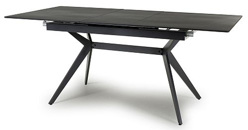 Product photograph of Timor Black Sintered Stone 180cm Extending Dining Table from Choice Furniture Superstore.