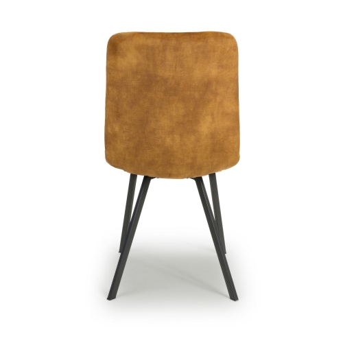 Product photograph of Cadiz Brushed Velvet Bronze Dining Chair Set Of 4 from Choice Furniture Superstore.