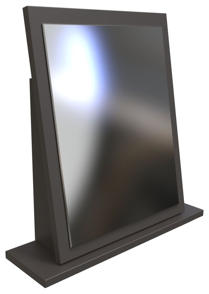 Product photograph of New York Graphite Small Mirror from Choice Furniture Superstore.