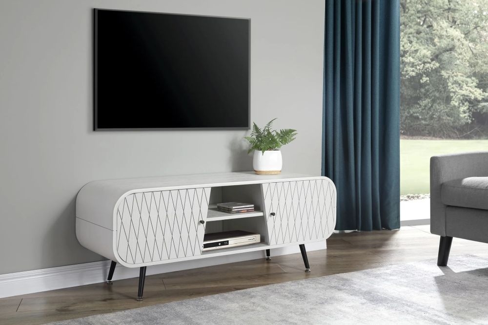 Product photograph of Jual Astana Grey Mist Tv Stand - Jf910 from Choice Furniture Superstore.