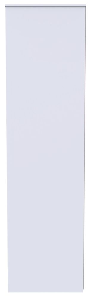 Product photograph of San Jose Matt White 2 Door 2ft 6in Plain Wardrobe from Choice Furniture Superstore.