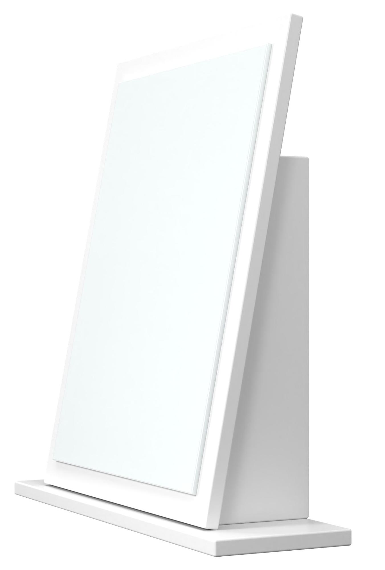 Product photograph of Padstow White Small Dressing Mirror from Choice Furniture Superstore.