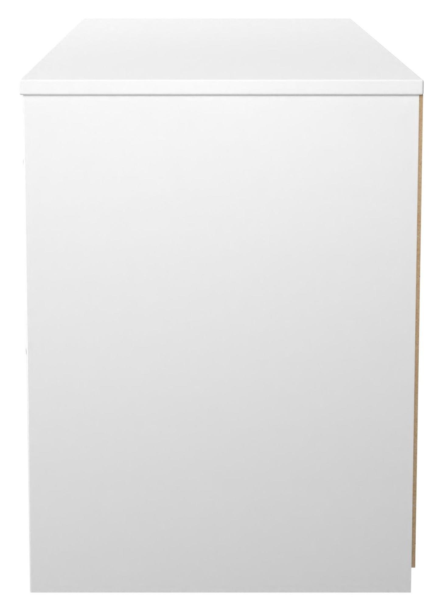 Product photograph of Padstow Grey And White Bed Box from Choice Furniture Superstore.