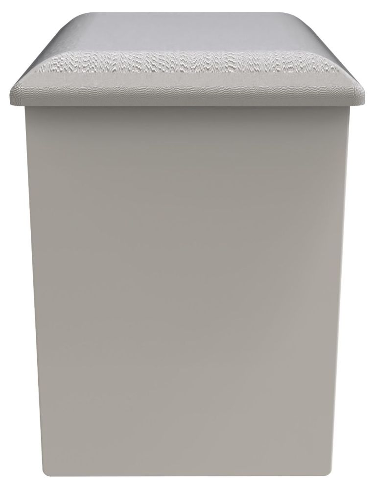 Product photograph of Worcester White Gloss Stool from Choice Furniture Superstore.
