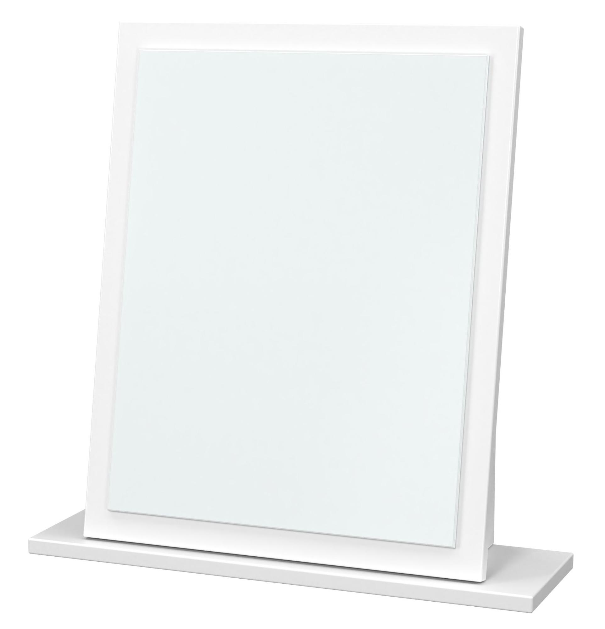 Product photograph of Worcester White Small Dressing Mirror from Choice Furniture Superstore.