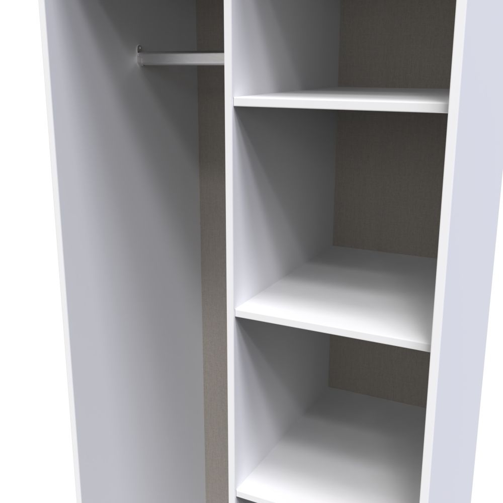 Product photograph of Pixel Matt White Open Shelf Bookcase from Choice Furniture Superstore.
